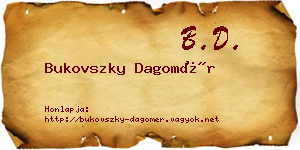 Bukovszky Dagomér névjegykártya
